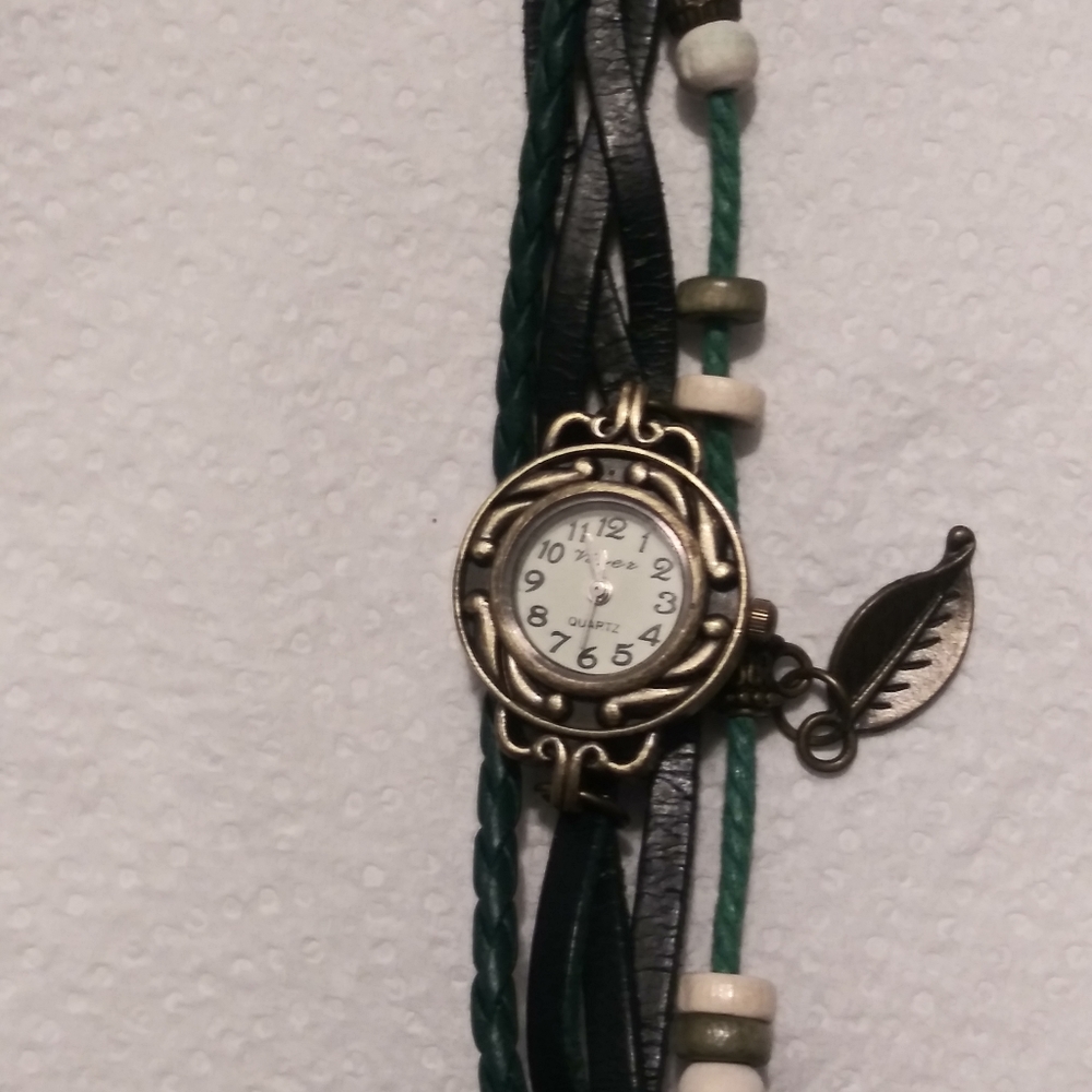 😍 Viser Womens Quartz Watch Leather & Rope